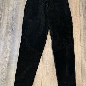 Suede Pants